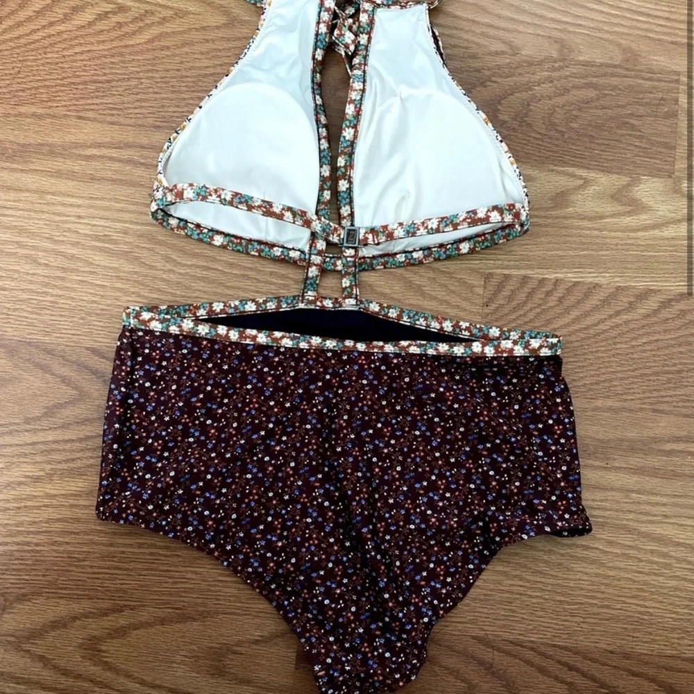 ZIMMERMAN floral daisy one piece Monokini swimsuit -M/L - Picture 5 of 13